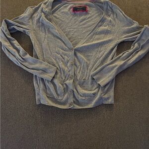 American Eagle Outfitters Gray Cardigan